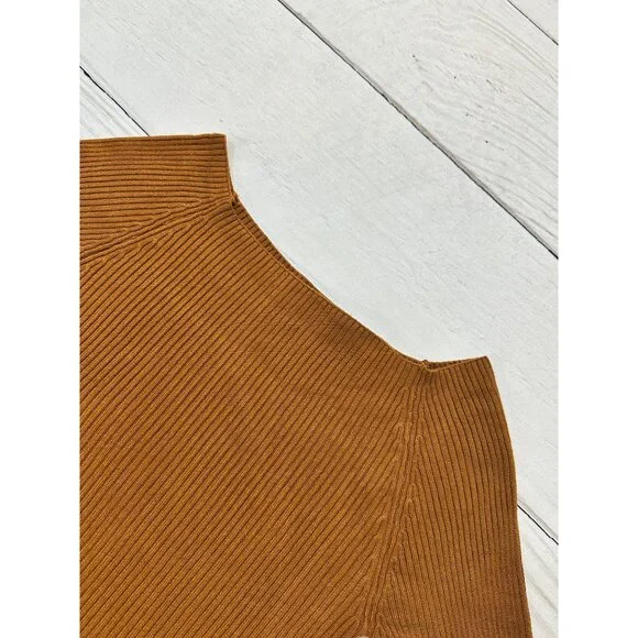 EUC Ett:Twa By Anthropologie L'Opera Off Shoulder Elbow Sleeve Sweater Size S - Picture 7 of 11